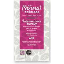 Míšina čokoláda Mléčná čokoláda 60% s Šalamounovy ostrovy s kozím mlékem 50 g