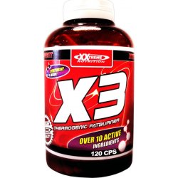Xxtreme NutritionX3 Thermogenic Fatburner 120 kapslí