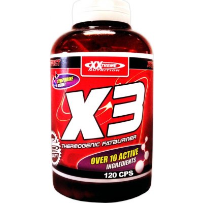 Xxtreme NutritionX3 Thermogenic Fatburner 120 kapslí – Hledejceny.cz