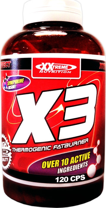 Xxtreme NutritionX3 Thermogenic Fatburner 120 kapslí od 495 Kč - Heureka.cz