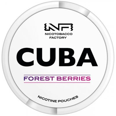 Cuba White Forest Berries Slim 20 mg/g 20 sáčků – Hledejceny.cz