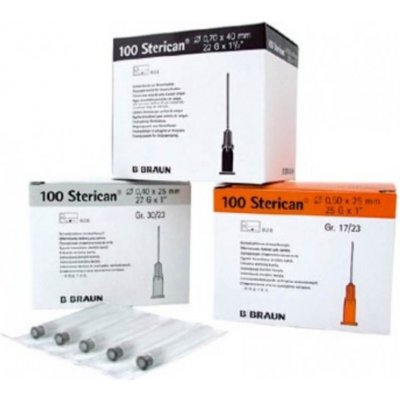 Sterican Jehla injekční zelená 0,8 x 40 mm 100 ks – Sleviste.cz