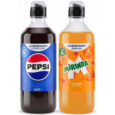 SodaStream Sirup do saturátoru Mirinda a Pepsi 2 x 440 ml – Hledejceny.cz