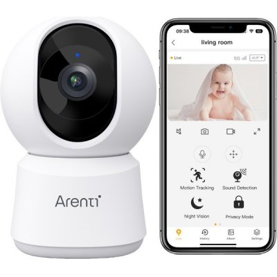 Arenti P2F 5MP/3K Pan-Tilt Wi-Fi Baby Monitor – Zboží Dáma