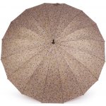 Dámský vystřelovací deštník 4 krémová – Sleviste.cz