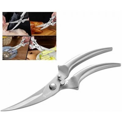 Kuchyňské nůžky ocelové na maso, drůbež, ryby 24 cm FOXTER – Zboží Dáma