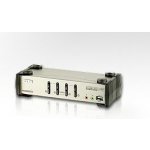 Aten CS-84U KVM přepínač 4-port KVM PS/2+USB, 1.2m kabely – Zboží Živě