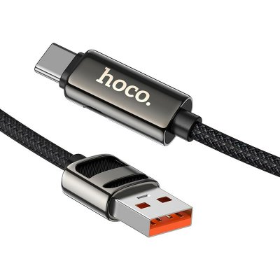 Hoco U148 s digitálním displejem USB A na USB C Pd 6A 100W 1,2m černý – Hledejceny.cz