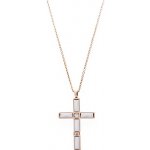 MPM Dámský ocelový rose gold náhrdelník SPD.7680 – Zboží Mobilmania