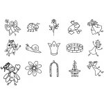 HEYDA Sada razítek Princezny a víly – Zboží Dáma