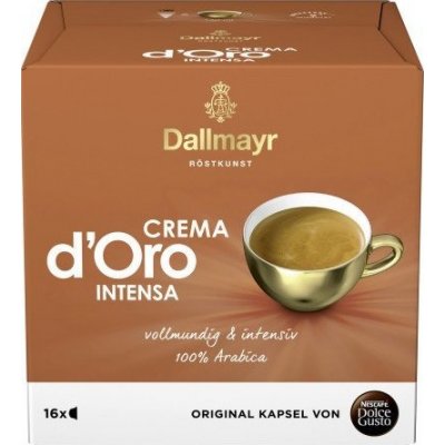 Dallmayr Crema D´Oro Intensa kapsle do Dolce Gusto 16 ks – Zboží Dáma