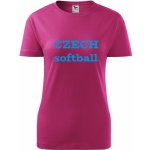 Purpurové dámské tričko Czech softball softbal triko – Zboží Mobilmania