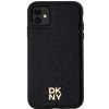 Pouzdro a kryt na mobilní telefon Apple DKNY Repeat Pattern Stack Logo kryt s MagSafe pro iPhone 11 - černý 57983120047