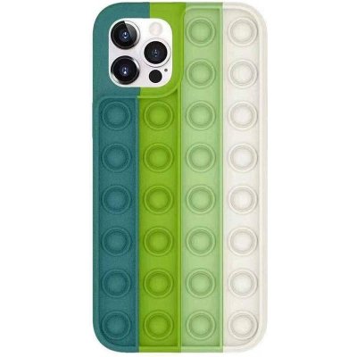 Pouzdro Flexible Push Bubble Case iPhone 12 / 12 Pro zelené-bílý – Zboží Mobilmania