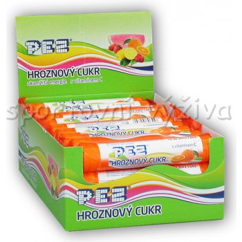 Pez hroznový cukr s vitamínem C citron, 39 g