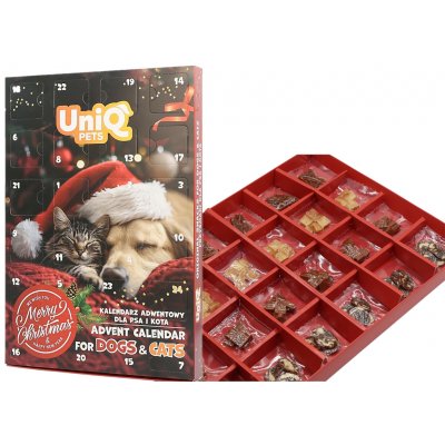 UNIQ PETS Vánoční Adventní kalendář pro psy a kočky TREATMAS TIME 100 g – Hledejceny.cz
