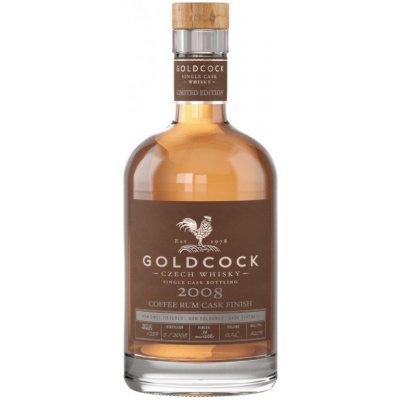 Gold Cock 2008 Coffee Rum Finish 62,7% 0,7 l (holá láhev)