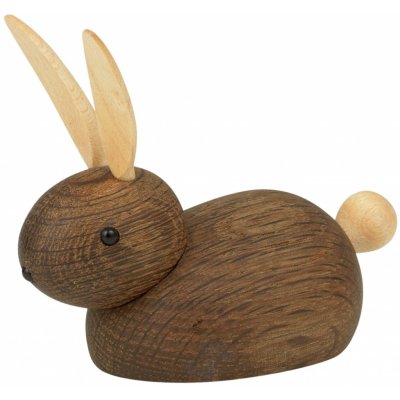 Lucie Kaas figurka Rabbit Pointy Ears small hnědá barva – Zboží Mobilmania
