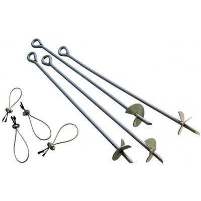 Ocelové kotvy pro plachtové přístřešky – ShelterLogic 69 cm, 4 ks – Sleviste.cz