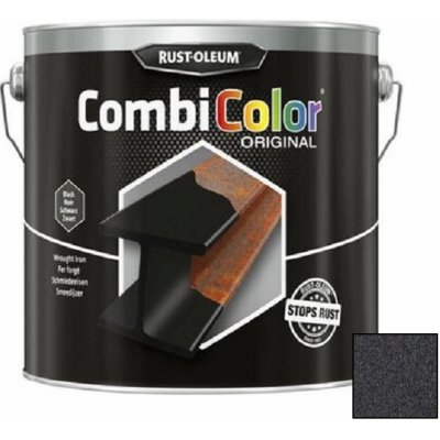 Rust-Oleum Kovářská černá barva CombiColor Wrought Iron BLACK (černá) 0,75 L