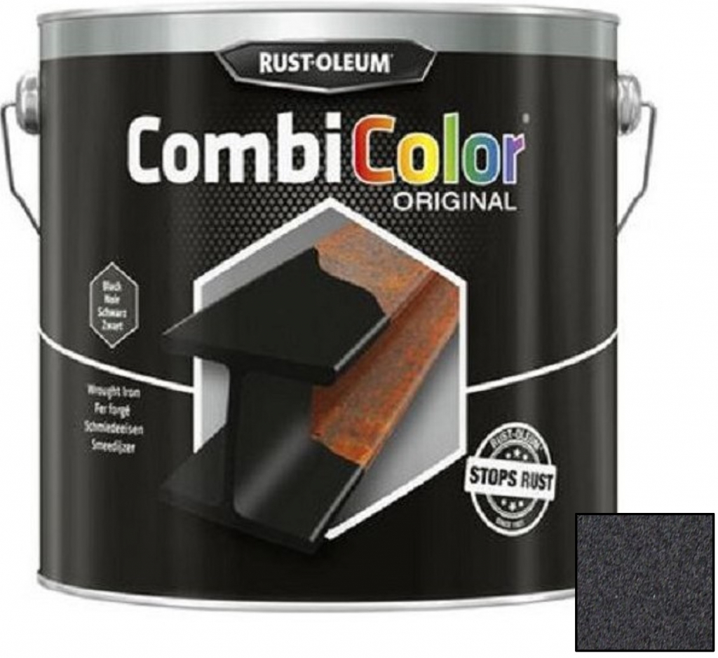 RustOleum Kovářská černá barva CombiColor Wrought Iron BLACK (černá) 0