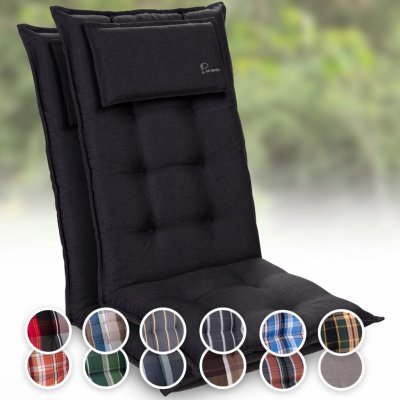 Blumfeldt Sylt, čalouněná podložka, podložka na židli, podložka na výše polohovací křeslo, polštář, polyester, 50 × 120 × 9 cm, 1x čalounění (CPT10_10221541-2_)