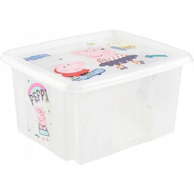 Keeeper Box Prasátko Peppa 24 l transparentní – Zboží Dáma