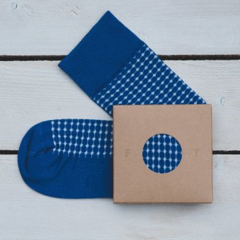 Flashtones ponožka tmavě modrá Vzor