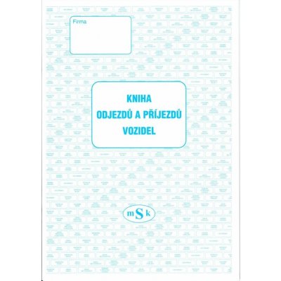 MSK 330 Kniha příjezdů a odjezdů vozidel – Zboží Dáma MSK 330 Kniha příjezdů a odjezdů vozidel – Zboží Dáma
