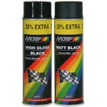 Motip High Gloss Black černý lesklý akrylový lak 500 ml – Sleviste.cz