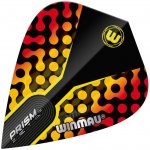 Winmau Prism Zeta - Black, Yellow & Red - Kite – Zboží Dáma