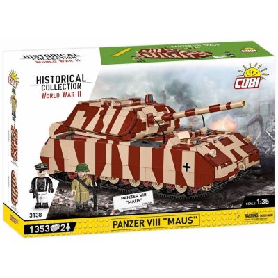 COBI 3138 World War II Německý tank Panzer VIII Maus 1:35 – Sleviste.cz