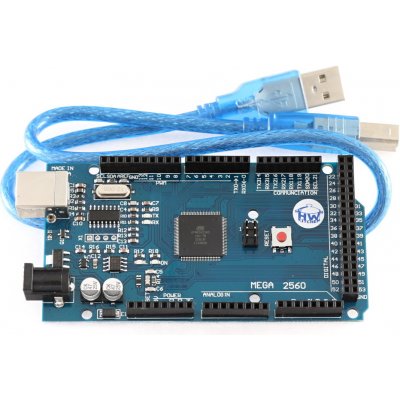 HWKITCHEN Klon Arduino MEGA 2560 R3 + USB kabel HW399 – Zboží Živě