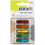 Záložky samolepicí Stick´n 45x12 mm, 5x30 lístků, šipky – Hledejceny.cz