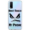Pouzdro a kryt na mobilní telefon Pouzdro TopQ Vivo Y11s silikon Don't Touch průhledný