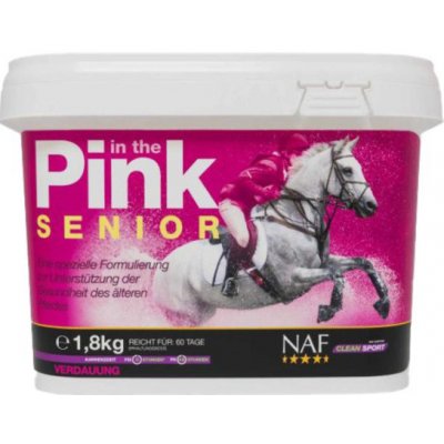 NAF Pink Powder Senior probiotika s vitamíny pro starší koně 0,9 kg – Zboží Dáma