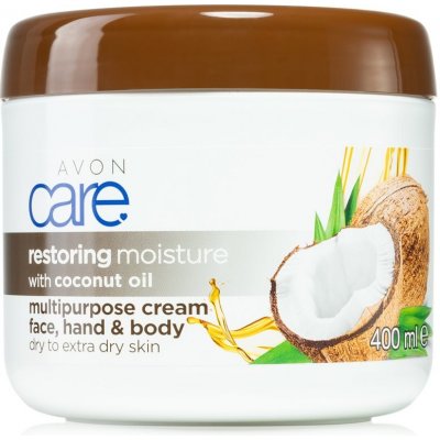 Avon Care regenerační hydratační krém na obličej, ruce a tělo s kokosovým olejem 400 ml – Hledejceny.cz