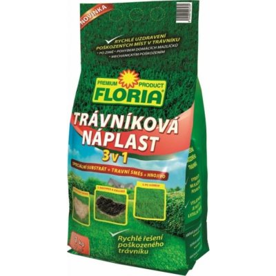 AGRO CS FLORIA Trávníková náplast 3v1 1kg (008216) – Hledejceny.cz