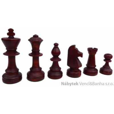 dřevěné turnajové šachové figurky Staunton Nr.6 168A mad – Sleviste.cz
