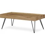 Autronic AHG-266 OAK 110x60x42 cm dekor divoký dub kov černý mat – Hledejceny.cz