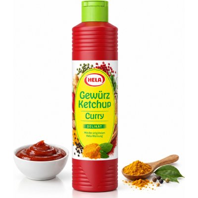 Hela Curry kořeněný kečup delikát 930 g – Hledejceny.cz