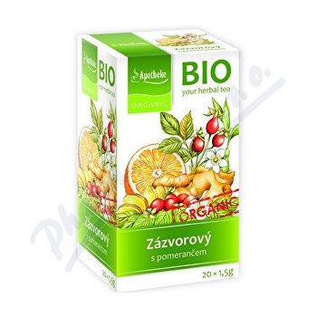 Mediate BIO Zázvorový čaj s pomerančem 20 x 1,5 g