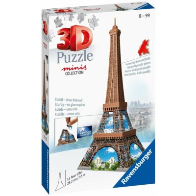 Ravensburger 3D puzzle Mini Eiffelova věž 54 ks – Zboží Dáma