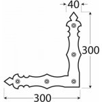 Domax rohovník NAD4C 300 x 300 x 40 x 4,0mm DMX89932 – Sleviste.cz