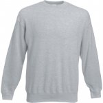 Fruit of the Loom mikina Classic Set-In Sweat melír šedá – Hledejceny.cz