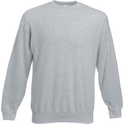 Fruit of the Loom mikina Classic Set-In Sweat melír šedá – Hledejceny.cz