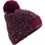 Beechfield Čepice s bambulí B 331 Ramble Patch pletená burgundy tw Vínová twist – Hledejceny.cz
