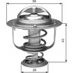 Termostat, chladivo GATES TH31388G1