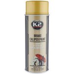 K2 barva na brzdové třmeny a bubny 400 ml zlatá | Zboží Auto