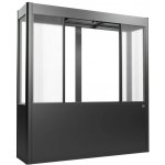 Biohort Skleník s vyvýš.záhonem Florentina 2x0,5MAXI tm.šedý 201,6x54,7x213,4 cm – Hledejceny.cz